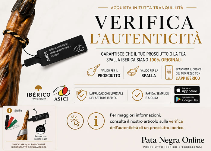 Verificare l'autenticità di un prosciutto iberico pata negra