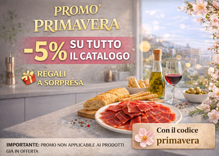Prosciutto Iberico Pata Negra Promo Primavera